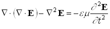 Вывод волнового уравнения этап 4